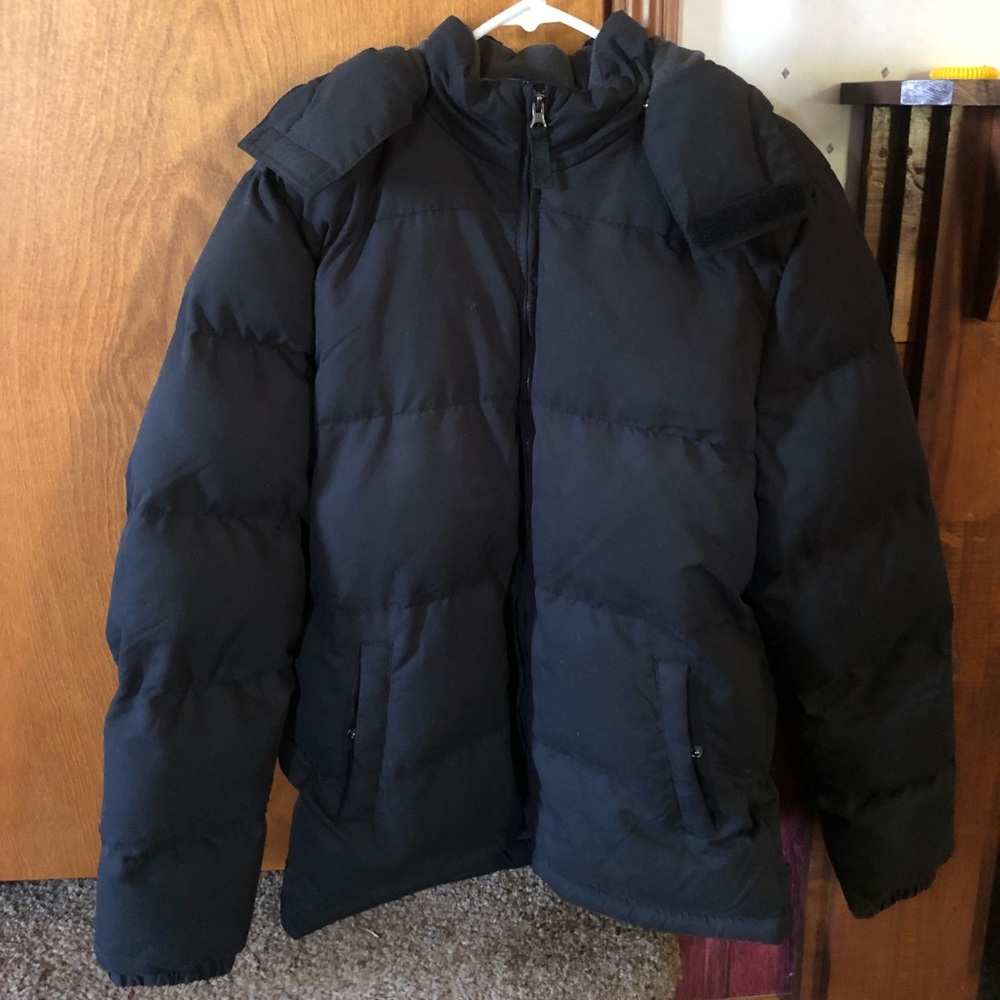St John’s Bay Men’s Soft Black Winter Coat